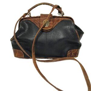 Jackson Vintage Pebbled Leather Satchel  Shoulder Handbag